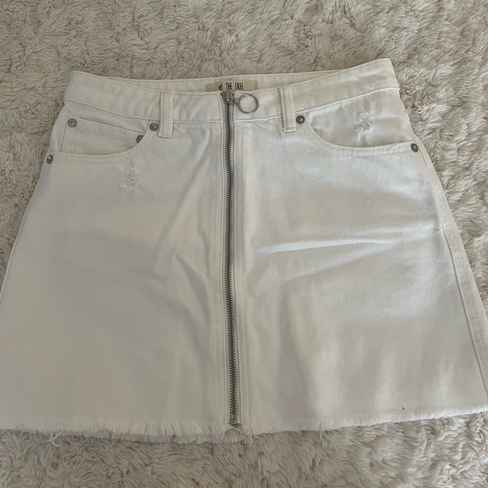 Free People Denim Skirt